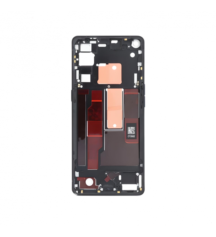 Chasis Marco Intermedio Lcd para Oppo Find X2 Neo CPH2009 Negro