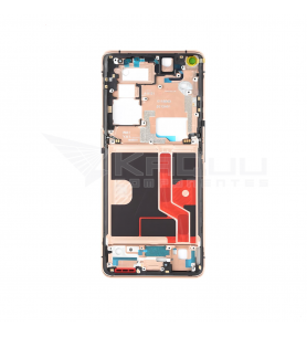 Chasis Marco Intermedio Lcd para Oppo Find X2 Pro CPH2025 Dorado