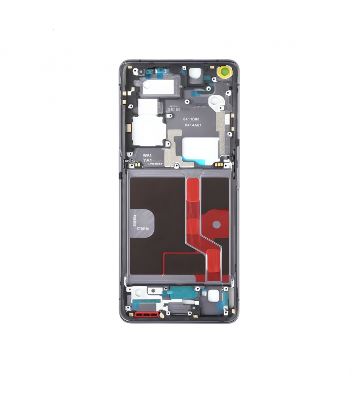 Chasis Marco Intermedio Lcd para Oppo Find X2 Pro CPH2025 Negro