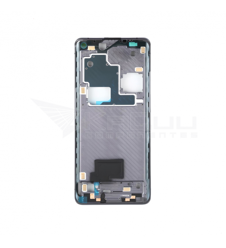 Chasis Marco Intermedio Lcd para Oppo Find X2 Pro CPH2025 Negro
