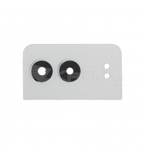 Embellecedor Cristal Cámara Lente para Oneplus Nord 4 CPH2663 Plata