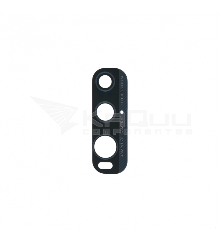 Embellecedor Cristal Cámara Lente para Oppo Find X2 CPH2023 Negro