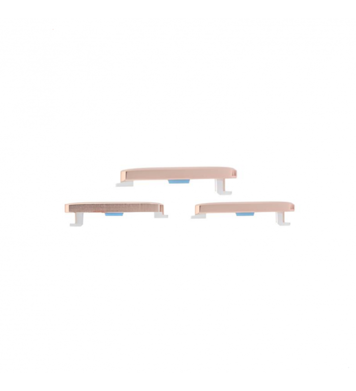 Set Botones Volumen Encendido para Oppo Find X2 Pro CPH2025 Dorado