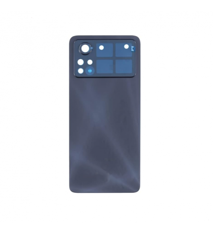 Tapa Trasera con Lente para Xiaomi Poco X4 Pro 5G 2201116PG Negro