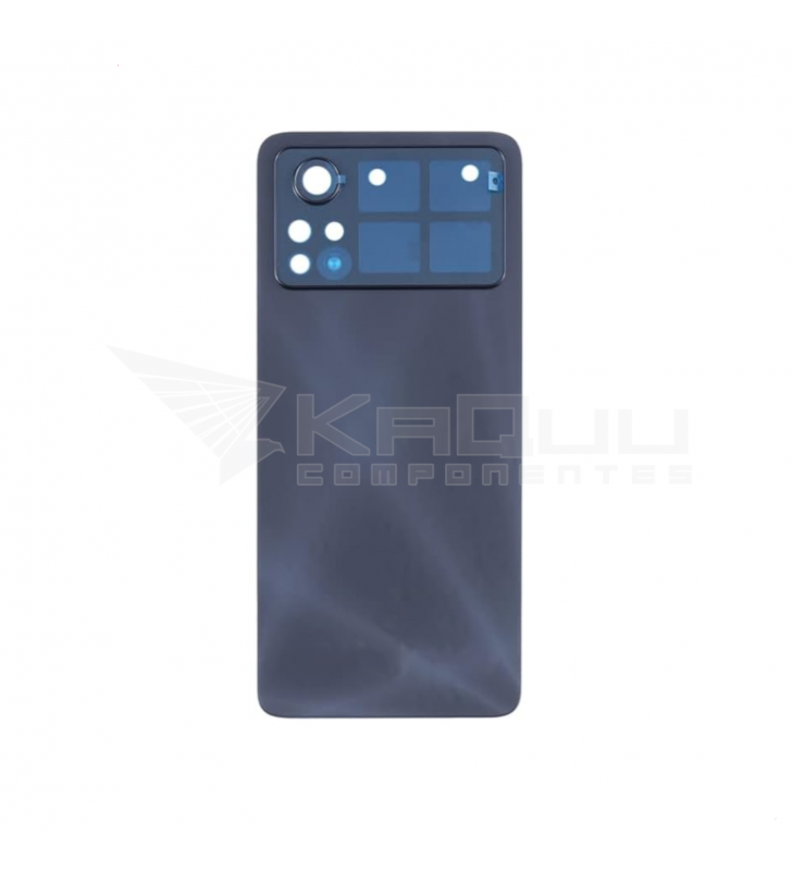 Tapa Trasera con Lente para Xiaomi Poco X4 Pro 5G 2201116PG Negro