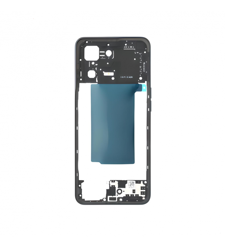 Chasis Marco Intermedio para Oppo Reno 8 5G CPH2359 Negro