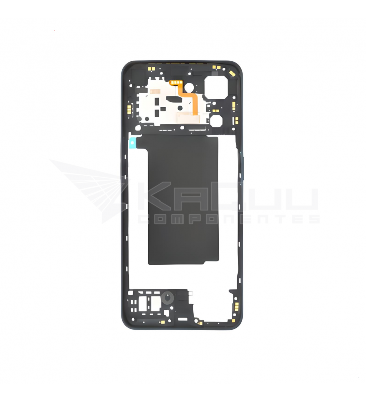 Chasis Marco Intermedio para Oppo Reno 8 5G CPH2359 Negro