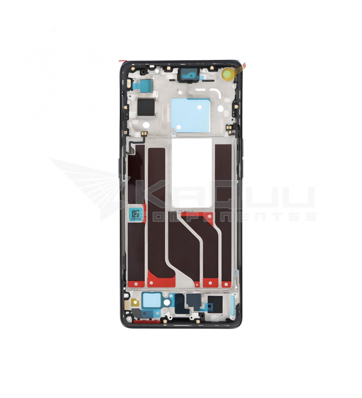 Chasis Marco Intermedio Lcd para Oppo Reno 6 Pro 5G CPH2249 Negro