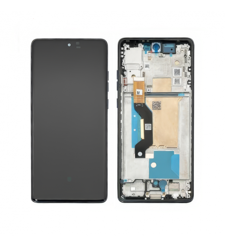 Pantalla Lcd Motorola Moto Edge 60 XT2505-1 Marco Azul 5D68C29943 Service Pack