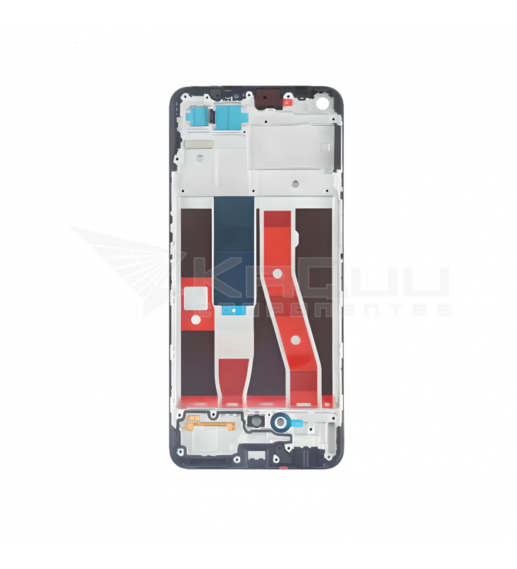 Chasis Marco Intermedio Lcd para Oppo Reno 5 Lite CPH2205 Negro