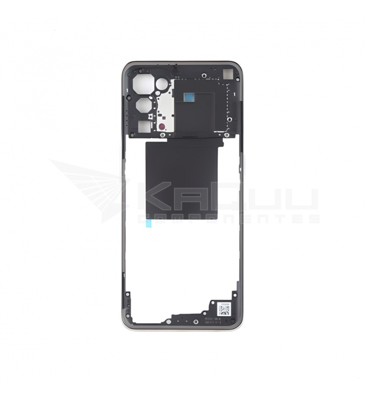 Chasis Marco Intermedio para Oppo Reno 5 5G CPH2145 Plata