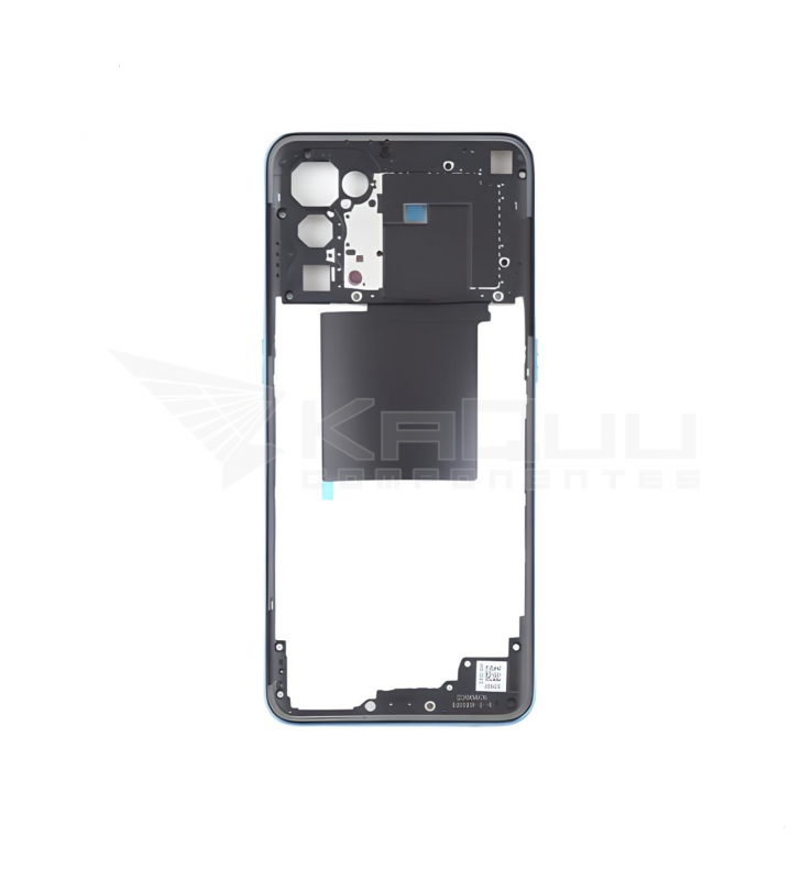 Chasis Marco Intermedio para Oppo Reno 5 5G CPH2145 Azul