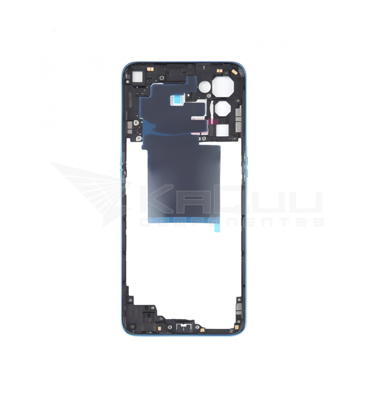 Chasis Marco Intermedio para Oppo Reno 5 5G CPH2145 Azul