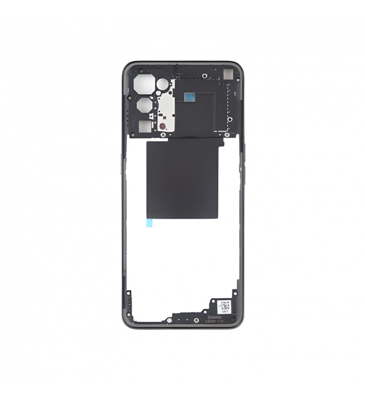 Chasis Marco Intermedio para Oppo Reno 5 5G CPH2145 Negro