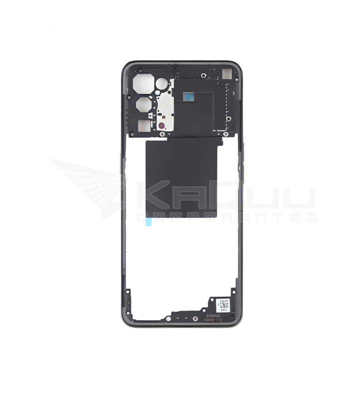 Chasis Marco Intermedio para Oppo Reno 5 5G CPH2145 Negro