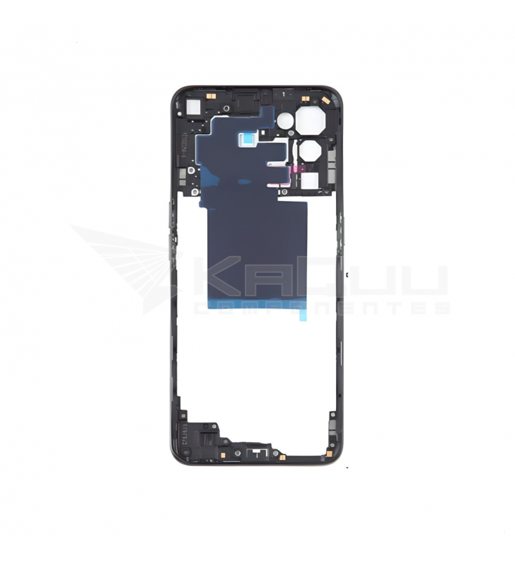 Chasis Marco Intermedio para Oppo Reno 5 5G CPH2145 Negro
