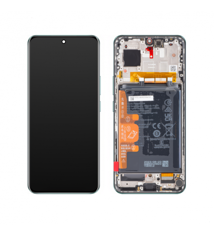 Pantalla Lcd Honor 90 REA-AN00 Marco Verde con Batería 0235AGDP Service Pack