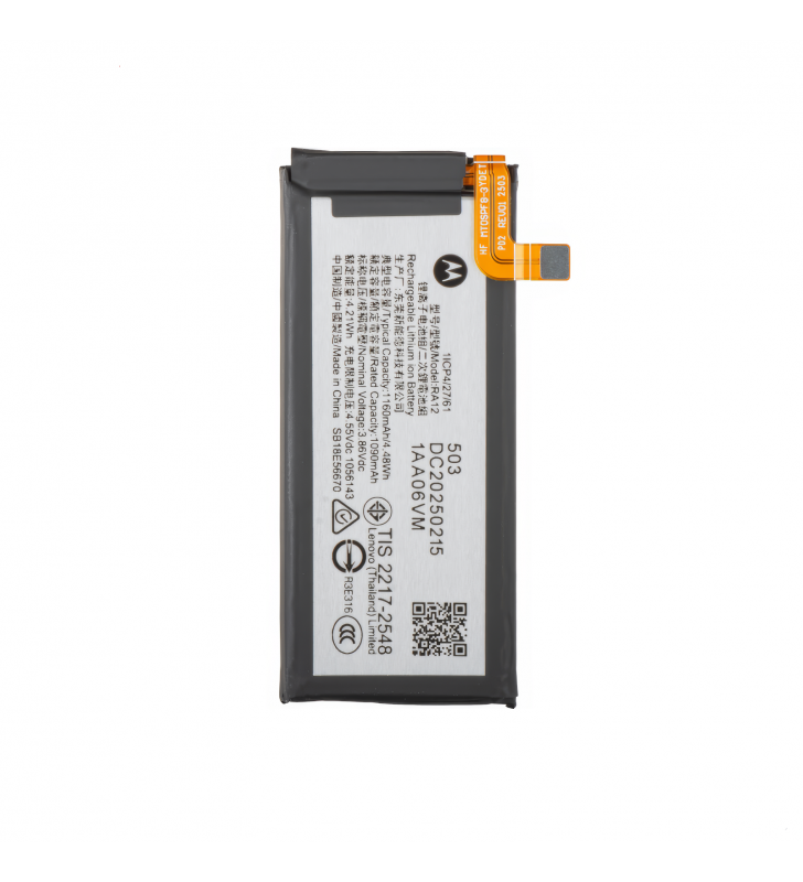 Batería Secundaria RA12 1160 mAh Motorola Razr 2025, Razr 60 SB18E56670 Service Pack