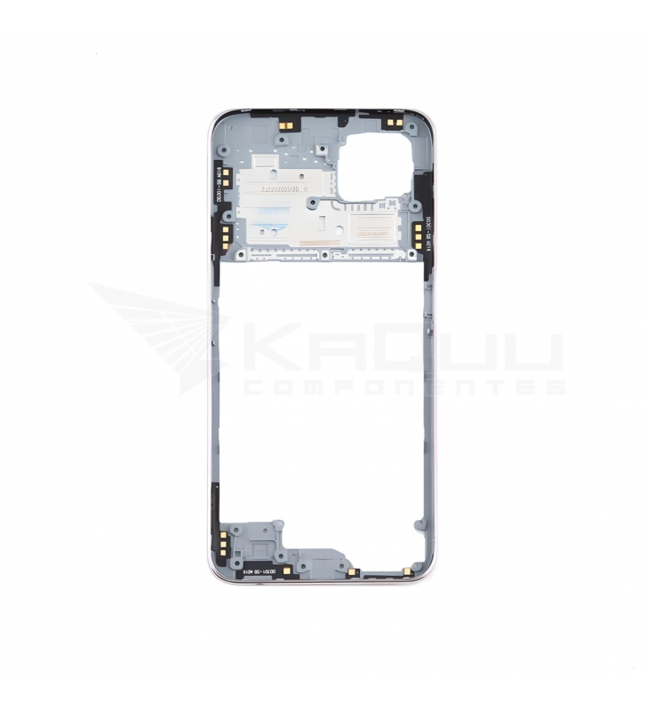Chasis Marco Intermedio para Oppo Reno 4 Z 5G CPH2065 Blanco