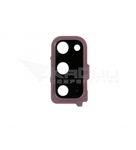Embellecedor Cristal Cámara Lente para Samsung Galaxy S20 5G G981F, S20 G980F Rosa