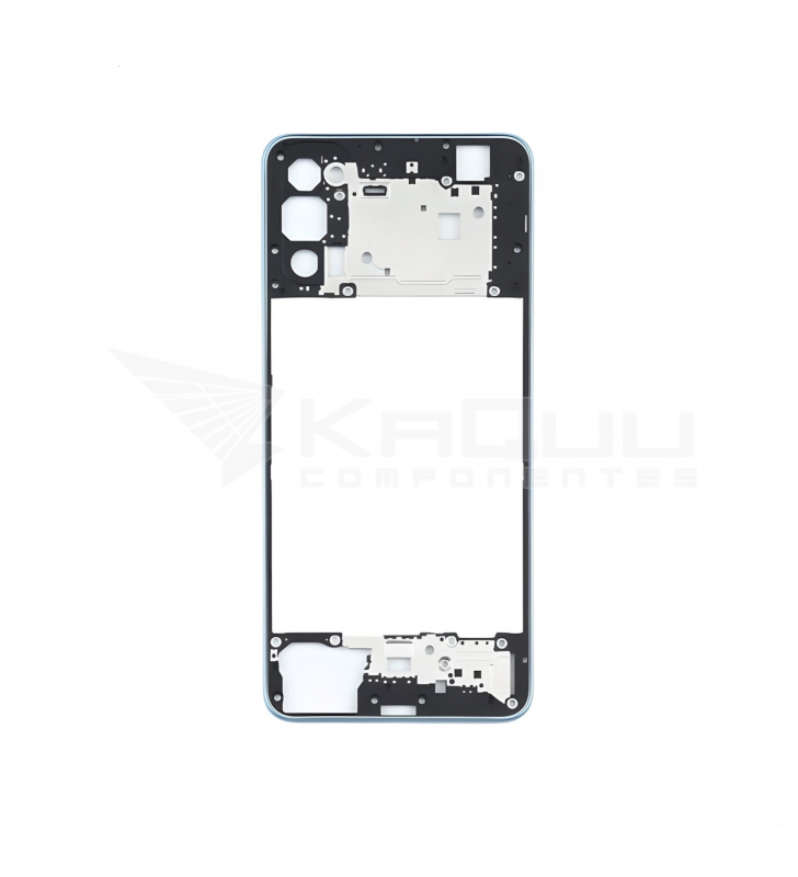 Chasis Marco Intermedio para Oppo Reno 4 5G CPH2091 Azul