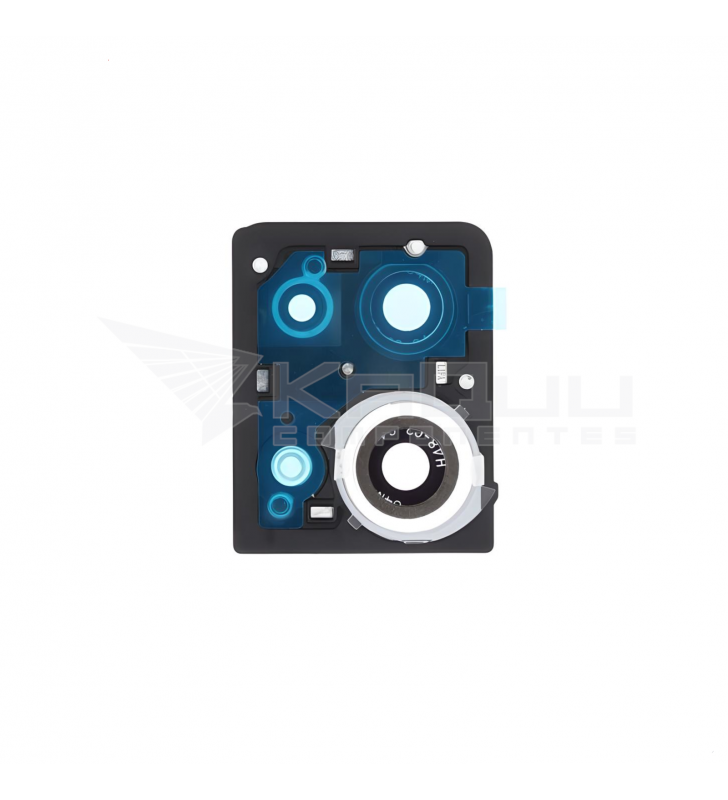 Embellecedor Cristal Cámara Lente para Oppo Reno 7 CPH2363 Negro