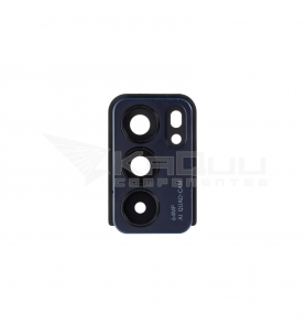 Embellecedor Cristal Cámara Lente para Oppo Reno 6 Pro 5G CPH2249 Negro
