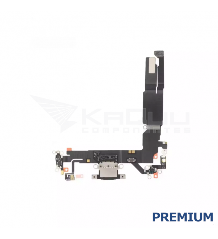 Flex Conector Carga para iPhone 16 A3287 Negro Premium