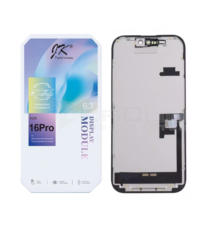 Pantalla Lcd para iPhone 16 Pro A3293 Negro JK Incell