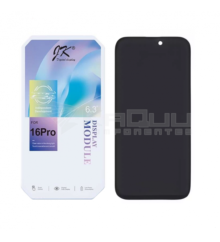 Pantalla Lcd para iPhone 16 Pro A3293 Negro JK Incell