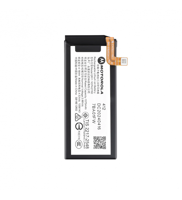 Batería Secundaria QR11 1075mAh Motorola Razr 50 XT2453, Razr 2024 SB18E12802 SB18E19547 Service Pack