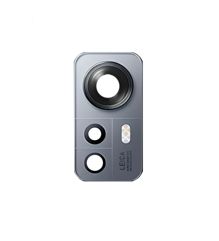 Embellecedor Cristal Cámara Lente para Xiaomi 12S 2206123SC Negro