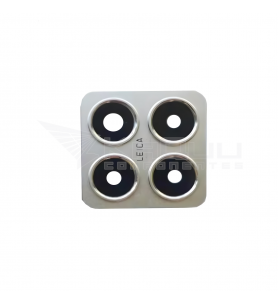 Embellecedor Cristal Cámara Lente para Xiaomi 14T 5G 2406APNFAG Gris