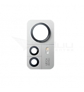 Embellecedor Cristal Cámara Lente para Xiaomi 12S Pro 2206122SC Blanco