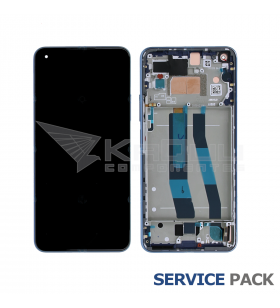 Pantalla Lcd Xiaomi Mi 11 Lite 4G / 5G Marco Azul M2101K9AG 56000B0K9A00 Service Pack