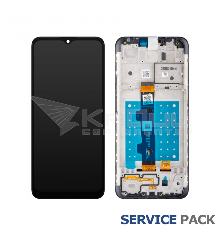 Pantalla Lcd Motorola Moto E7 XT2095 Marco Negro 5D68C17784 Service Pack