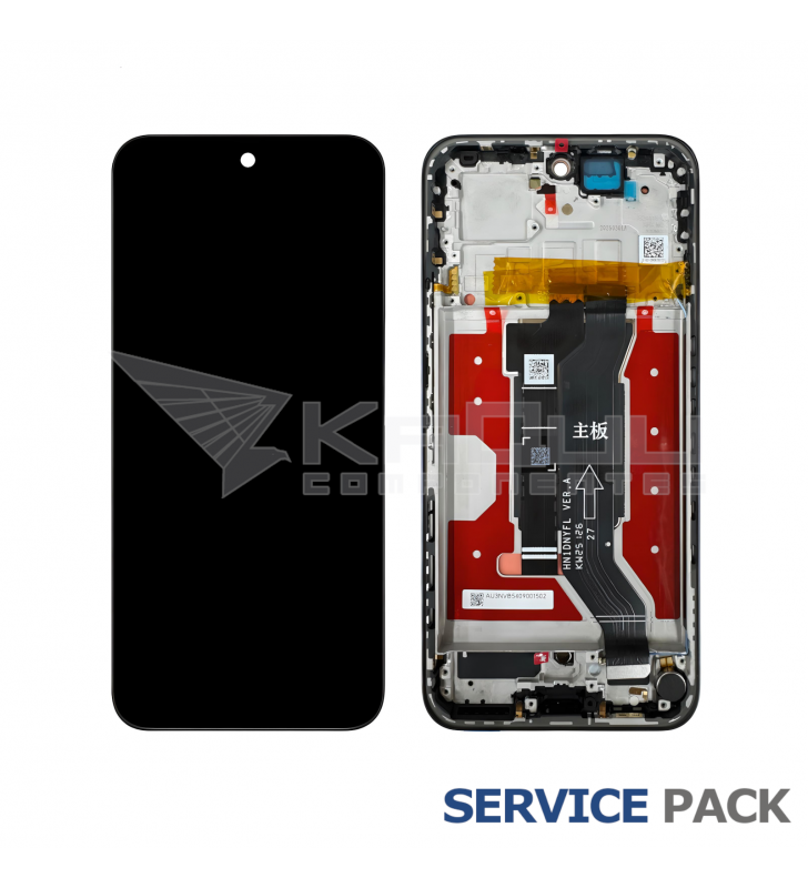 Pantalla Lcd Honor 400 DNY-NX9 Marco Negro 0235APNR Service Pack