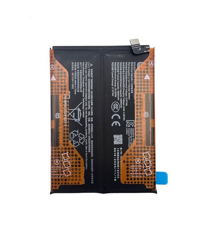 Batería BR50 5500mAh Xiaomi Redmi Note 14 4G 24117RN76G 1330101000200H Service Pack