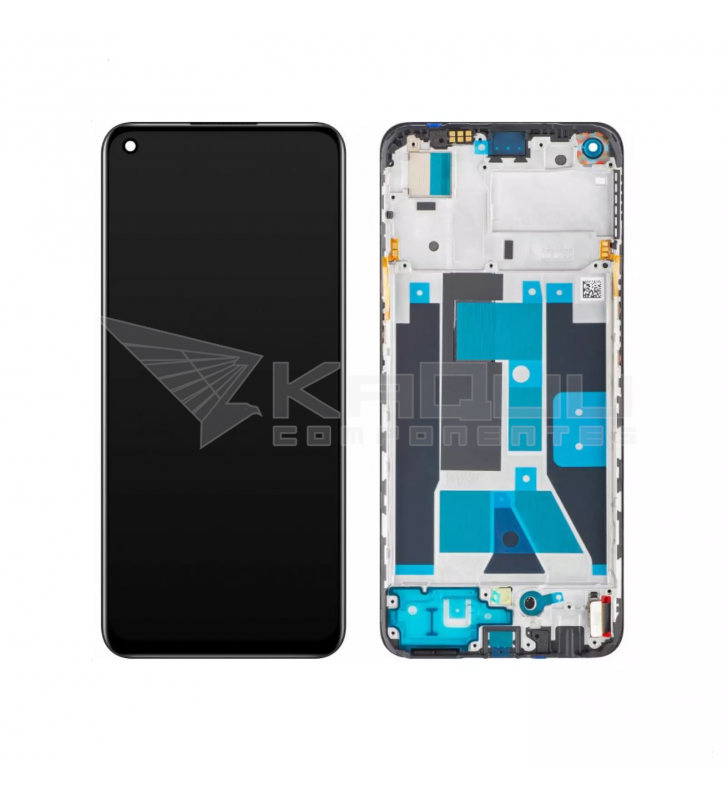 Pantalla Lcd para Realme 9 4G RMX3521 Marco Negro OLED