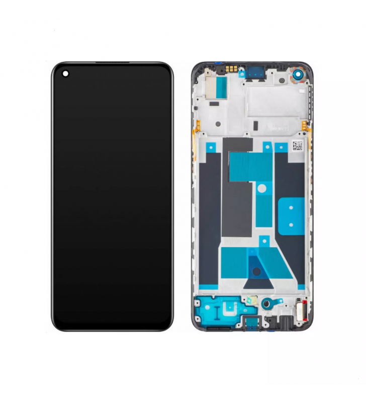 Pantalla Lcd para Realme 9 4G RMX3521 Marco Negro OLED