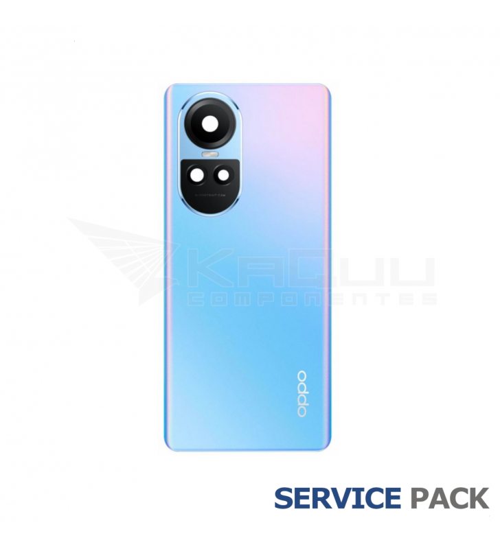 Tapa Trasera con Lente Oppo Reno10 5G CPH2531 Azul 621033000093 Service Pack