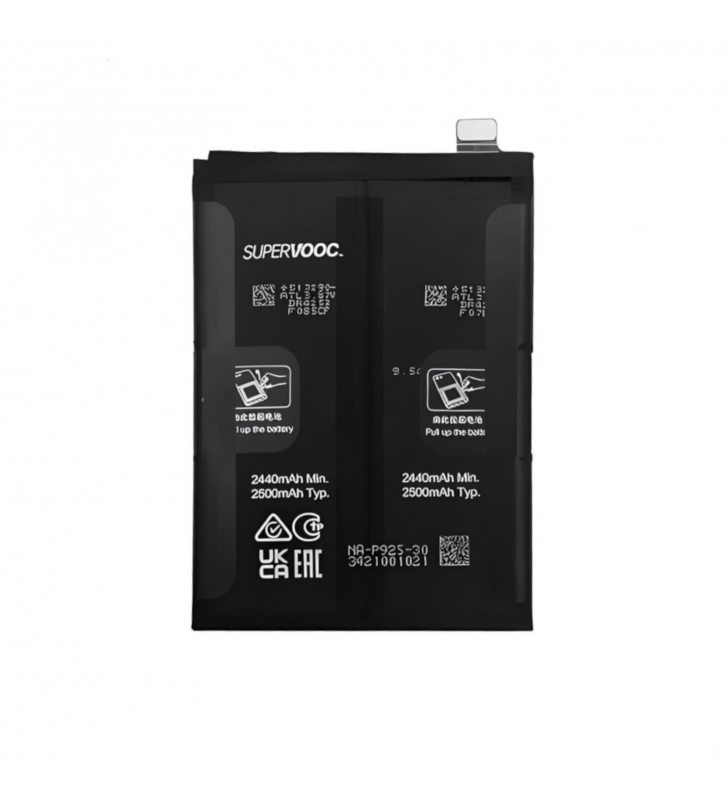 Batería BLP925 2500mAh OnePlus Nord 3 CPH2491 1031100067 Service Pack