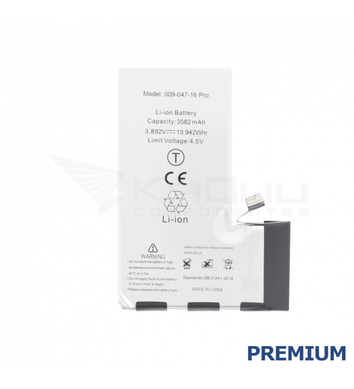 Batería 3582mAh para iPhone 16 Pro A3293 Premium Batería 3582mAh para iPhone 16 Pro A3293 Premium
