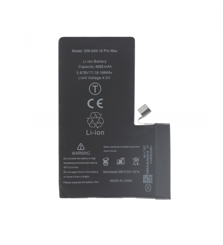 Batería 4685mAh para iPhone 16 Pro Max A3296 Premium