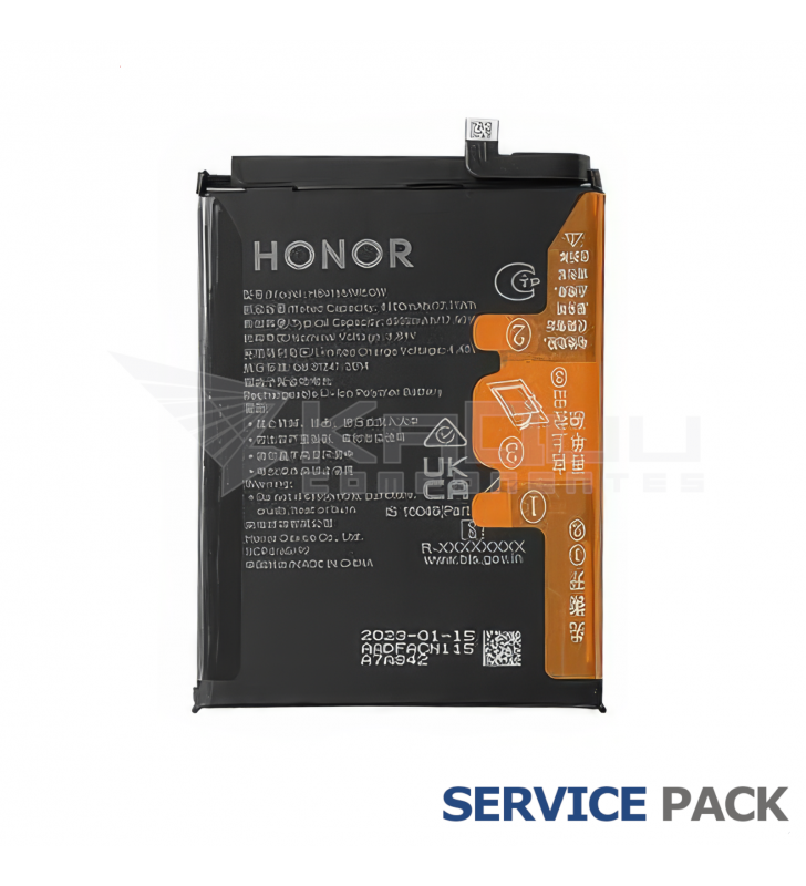 Batería HB416594EGW 4500mAh Honor 90 Lite CRT-NX1, X8a CRT-LX1 2402AADF Service Pack