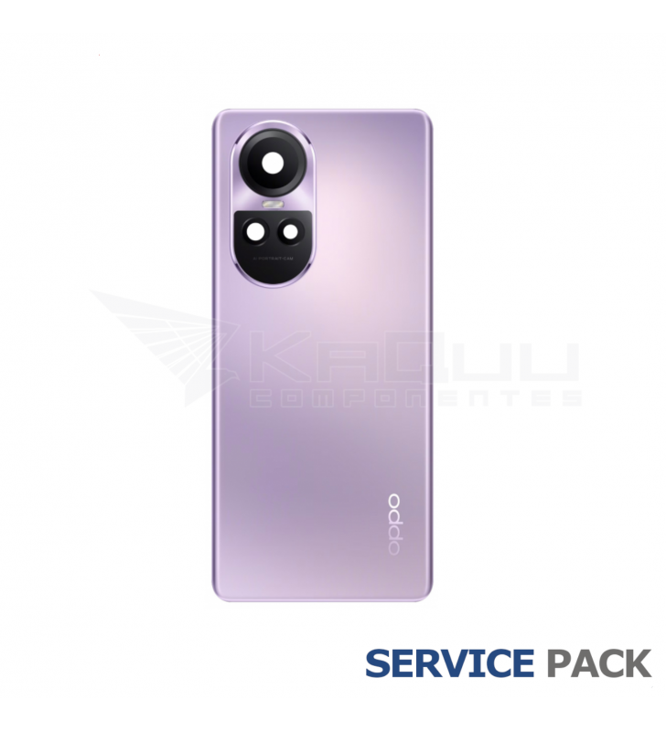Tapa Trasera con Lente para Oppo Reno10 Pro CPH2525 Púrpura 621033000079 Service Pack