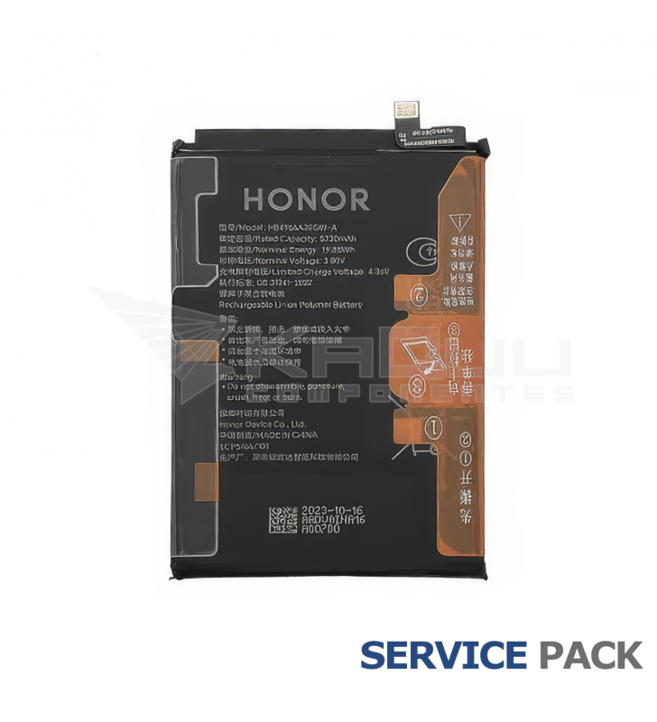 Batería HB4966A2EGW-A 5230mAh Honor 90 Smart CLK-NX1 2402AADV Service Pack