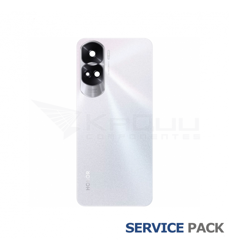 Tapa Trasera con Lente Honor 90 Lite CRT-NX1 Plata 0235AGEB Service Pack
