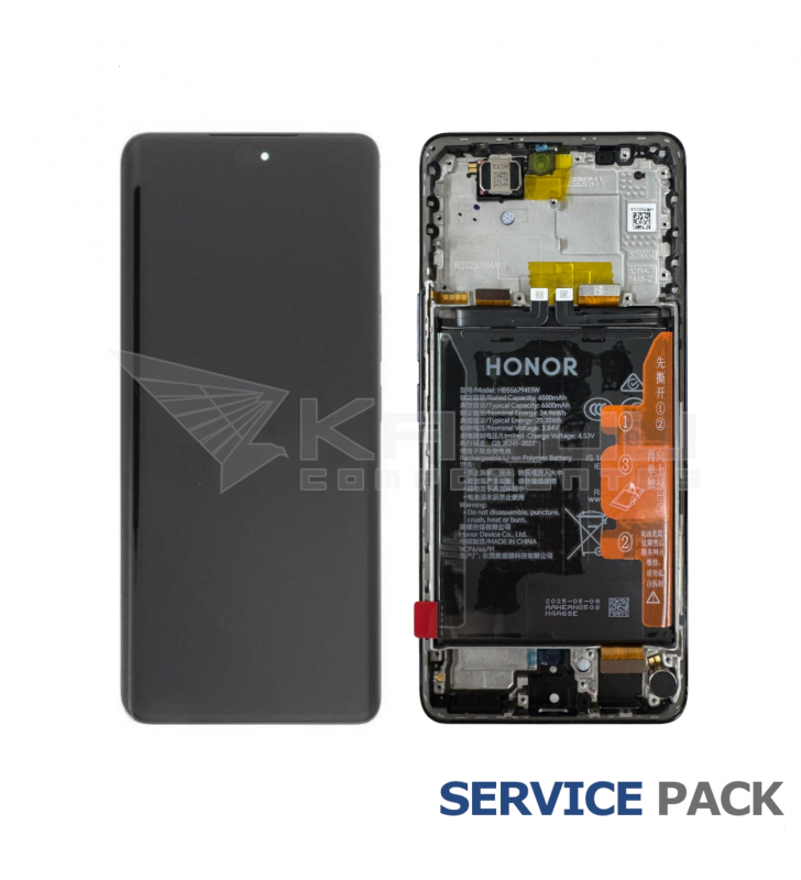 Pantalla Lcd Honor Magic7 Lite BRP-NX1 Marco Negro con Batería 0235AMQP Service Pack