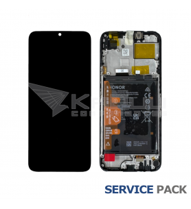 Pantalla Lcd Honor X5 VNA-LX2 Marco Negro con Batería 0235AENL Service Pack